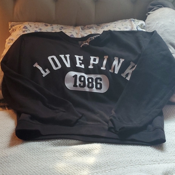 PINK Victoria's Secret Tops - PINK Wideneck sweatshirt